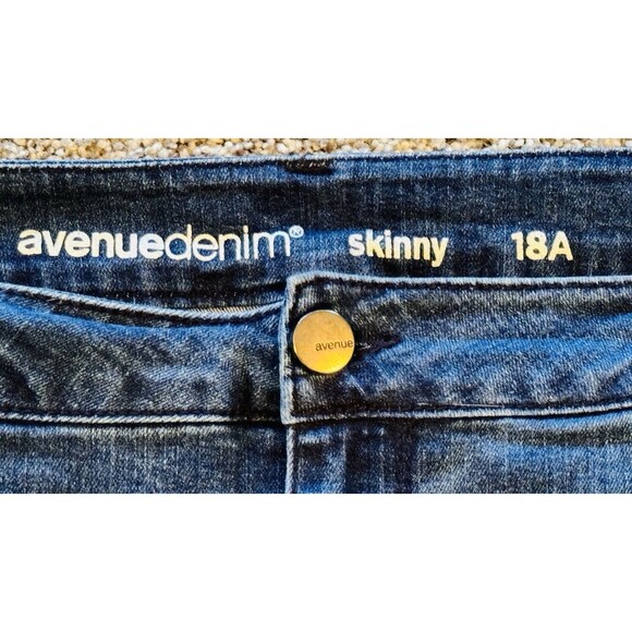 Avenue Denim Women’s Skinny Jeans Size 18A Plus Size – Worn Once! Great - Picture 10 of 13